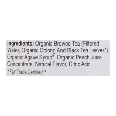 Eat The Change Just Ice Tea Peach Oolong Organic - 16 Fl. Oz. - Image 5