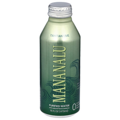 Mananalu Flavored Water Tahitian Lime - 16 Fl. Oz. - Image 2