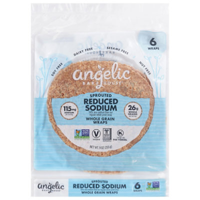 Angelic Bakehouse 7 Grain Reduced Sodium Wrap - 9 Oz - Image 3