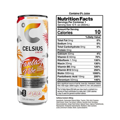 Celsius Fantasy Vibe - 12 Fl. Oz. - Image 3