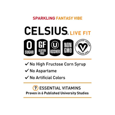 Celsius Fantasy Vibe - 12 Fl. Oz. - Image 4