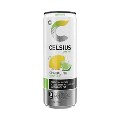 Celsius Lemon Lime - 12 Fl. Oz. - Image 5