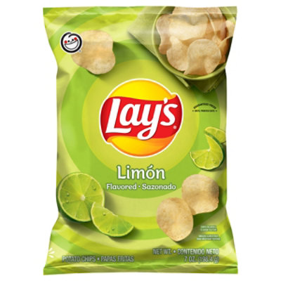 Lay's Limon Potato Chips - 7 Oz - Image 1