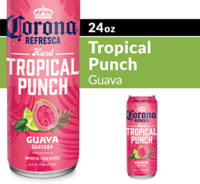 Corona Refresca Guava Hard Tropical Punch 4.5% ABV Can - 24 Fl. Oz. - Image 1