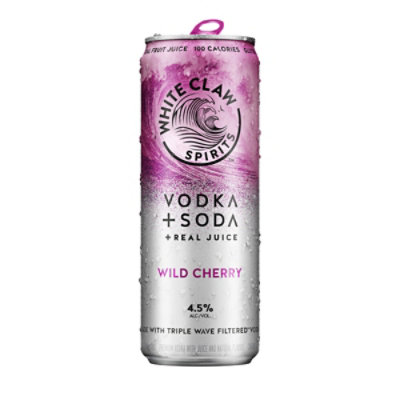 White Claw Vodka Soda Wild Cherry In Can - 4-12 Fl. Oz. - Image 3