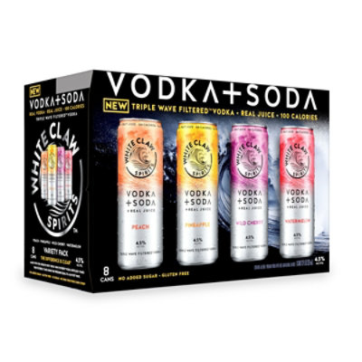 White Claw Vodka Soda Variety Pack In Can - 8-12 Fl. Oz. - Image 1