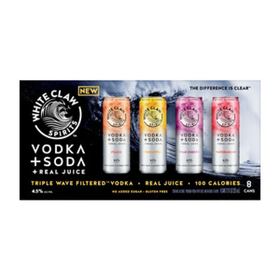 White Claw Vodka Soda Variety Pack In Can - 8-12 Fl. Oz. - Image 4