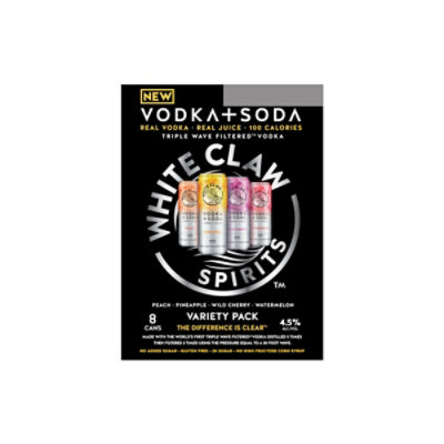 White Claw Vodka Soda Variety Pack In Can - 8-12 Fl. Oz. - Image 3