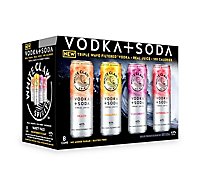 White Claw Vodka Soda Variety Pack In Can - 8-12 Fl. Oz.
