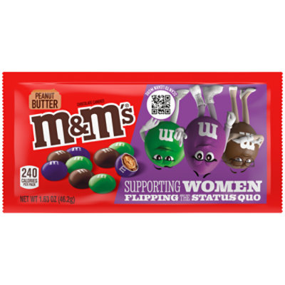M&M'S Limited Edition Peanut Butter Milk Chocolate Candy featuring Purple  Candy Bag, 1.63 oz - Harris Teeter