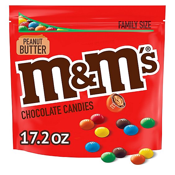 M&M'S Peanut Butter Chocolate Bulk Candy Jar (55 oz.) 