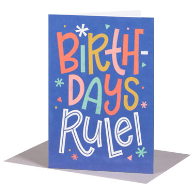 American Greetings Birthdays Rule Birthday Card for Kids - Each - Image 3