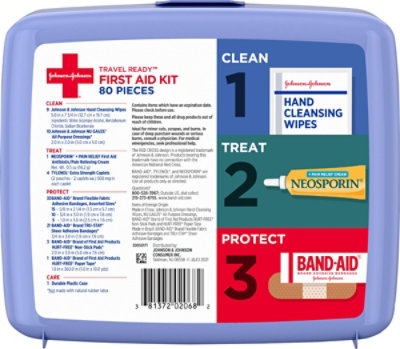 J&j Travel Ready 80ct First Aid Kit - EA - Image 5