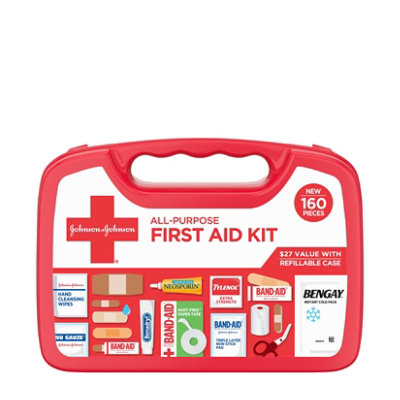 J&j All-purpose 160ct First Aid Kit - EA - Image 1