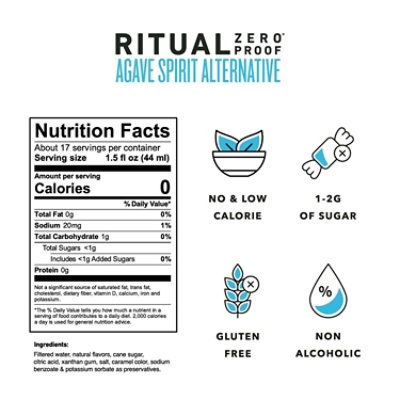 Ritual Zero Proof Agave Alternative - 750 Ml - Image 3