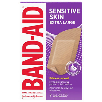 Band-Aid Sensitive Skin Extra Large Adhesive Bandage - 7 Count - Image 3