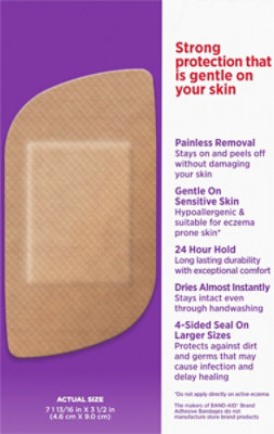 Band-Aid Sensitive Skin Extra Large Adhesive Bandage - 7 Count - Image 4