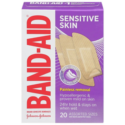 Band-Aid Brand Adhesive Bandages Flexible Fabric, Assorted 100