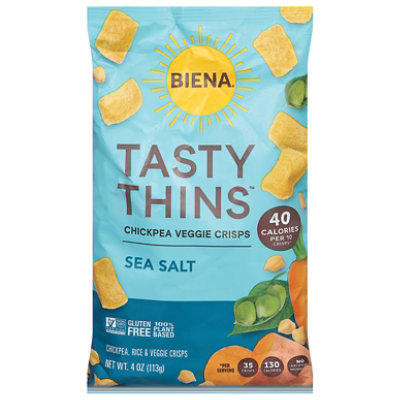 Biena Sea Salt Crispy Tasty Thins - 4 Oz - Image 1