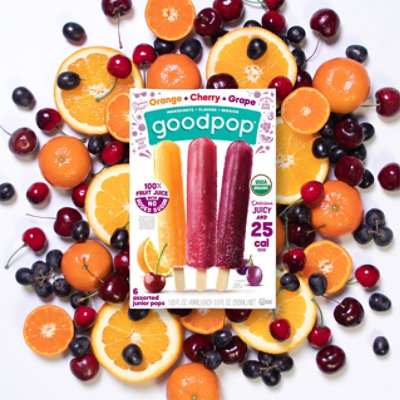 GoodPop Organic Assorted Fruit Pops Multipack - 6-9.9 Fl. Oz. - Image 6