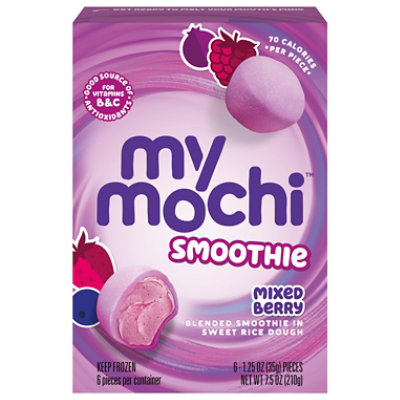 My Mochi Ice Cream Mixed Berry Smoothie Incredibites - 6-1.25 Oz