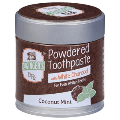 Dr. Ginger's White Charcoal Tooth Powder - 1.28 Oz - Image 2