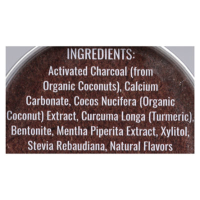 Dr. Ginger's White Charcoal Tooth Powder - 1.28 Oz - Image 3