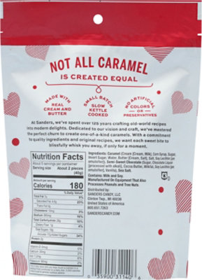 Dark Chococolate Sea Salt Caramel Heart - 7 Oz - Image 5