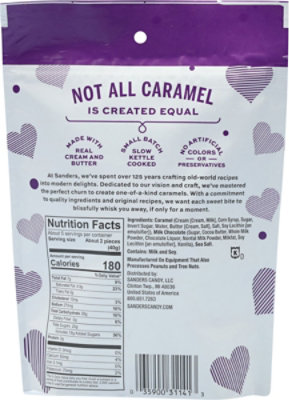 Milk Chocolate Sea Salt Caramel Heart - 7 Oz - Image 5