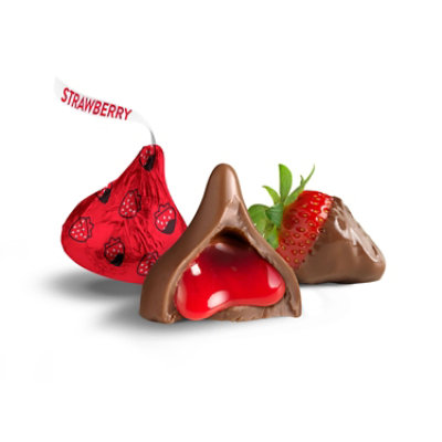 Hersheys Kisses Chocolate Dipped Strawberry Valentines Day Candy Bag - 9 Oz - Image 3