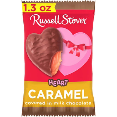 Russel Stover Milk Caramel Heart Bar - 1.3 Oz - Image 1