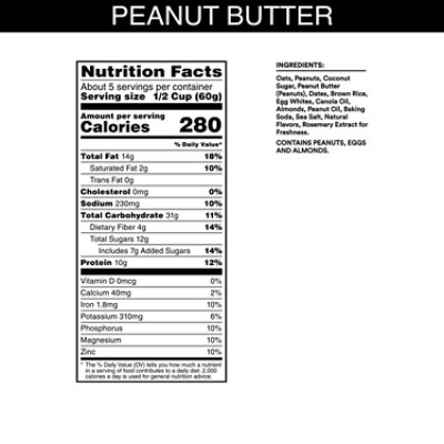 RXBAR AM Peanut Butter Granola - 10.5 Oz - Image 4