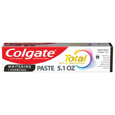 Colgate Total Whitening Charcoal Toothpaste - 5.1 Oz - Image 1