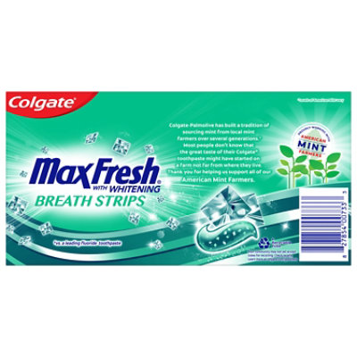 Colgate Max Fresh Toothpaste with Mini Breath Strips Clean Mint 2 Pack - 2-6.3 Oz - Image 6