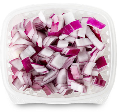 Diced Red Onions - 9 Oz - Image 1