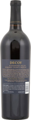 Decoy Limited Alexander Valley Merlot Wine - 750 Ml - Image 3