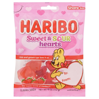 Haribo Sweet And Sour Hearts - 4.0 Oz - Image 3