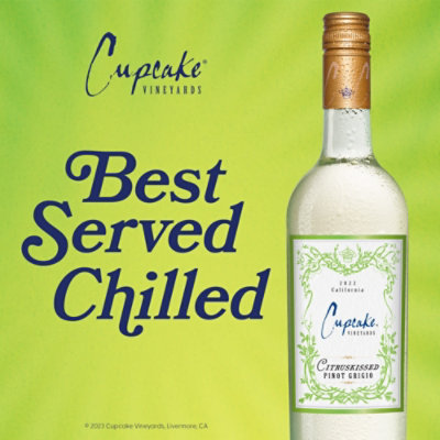 Cupcake Citrus Kissed Pinot Grigio Wine - 750 Ml - Image 3