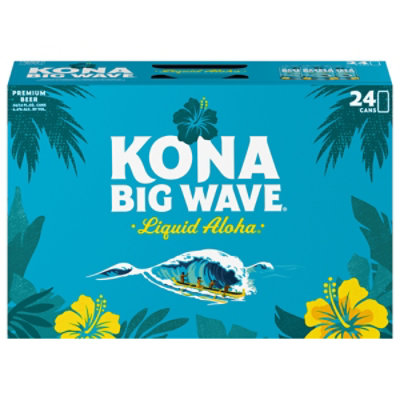 Kona Big Wave Premium Lager Beer Cans - 24-12 Fl. Oz. - Image 2