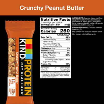 KIND Crunchy Peanut Butter Protein Bar - 8.8 Oz - Image 2