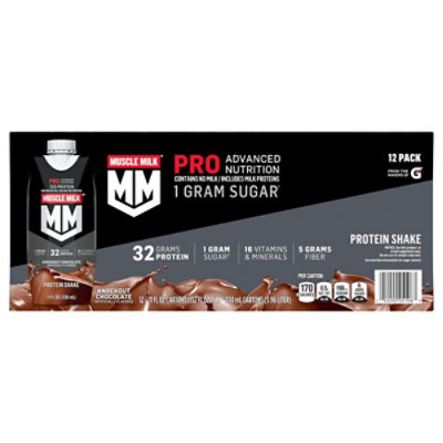 Muscle Milk Pro Series Ready To Drink Protein Shake Chocolate - 132 Fl. Oz. - Image 3