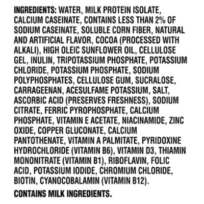 MUSCLE MILK PRO SERIES Ready To Drink Chocolate Peanut Butter Protein Shake - 4-11 Fl. Oz. - Image 4