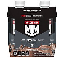 MUSCLE MILK PRO SERIES Ready To Drink Chocolate Peanut Butter Protein Shake - 4-11 Fl. Oz.
