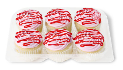 Strawbery Cupcakes 6 Count - Each - Image 1