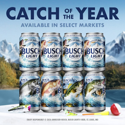 Busch Light American Lager Beer in Cans - 8 - 16 Fl. Oz. - Image 2