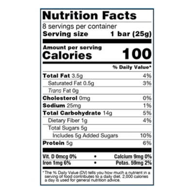 Go Macro Mini Oatmeal Chocolate Chip Bars 8 Count - 7.1 Oz - Image 3
