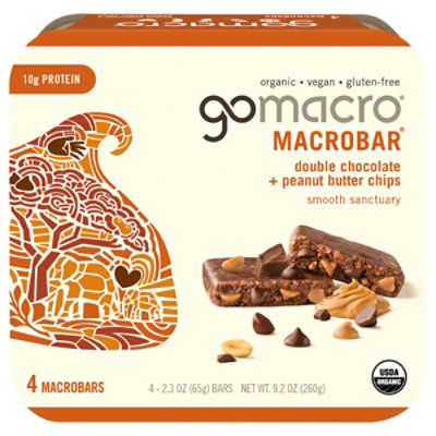 Go Macro 4Count Double Choc Chp & Pb 4 Count - 2.3 Oz - Image 2