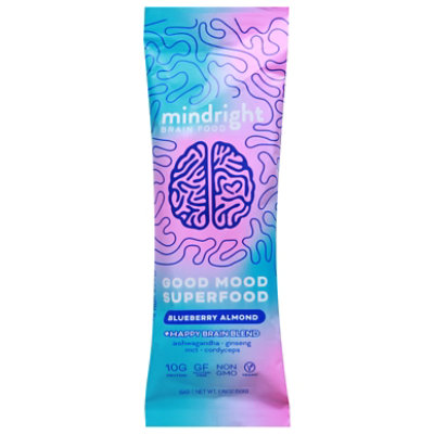 Mindright Bar Blueberry Almond - 1.76 Oz - Image 3