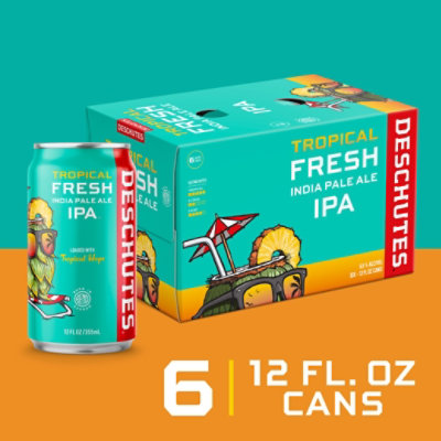 Deschutes Tropical Fresh Ipa Cans - 6-12 Fl. Oz. - Image 2