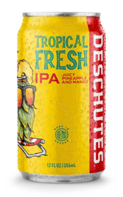 Deschutes Tropical Fresh Ipa Cans - 6-12 Fl. Oz. - Image 5